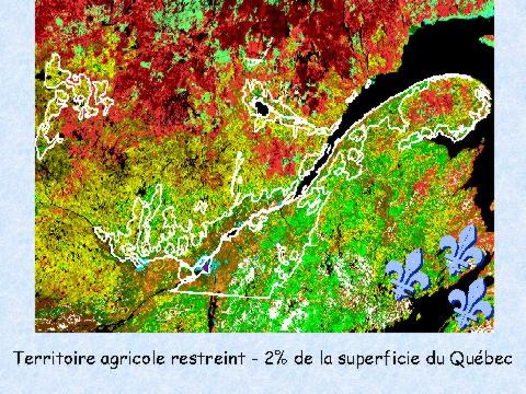 Territoire agricole du Québec
